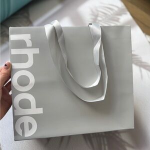 RHODE Light Gray Shopping Bag